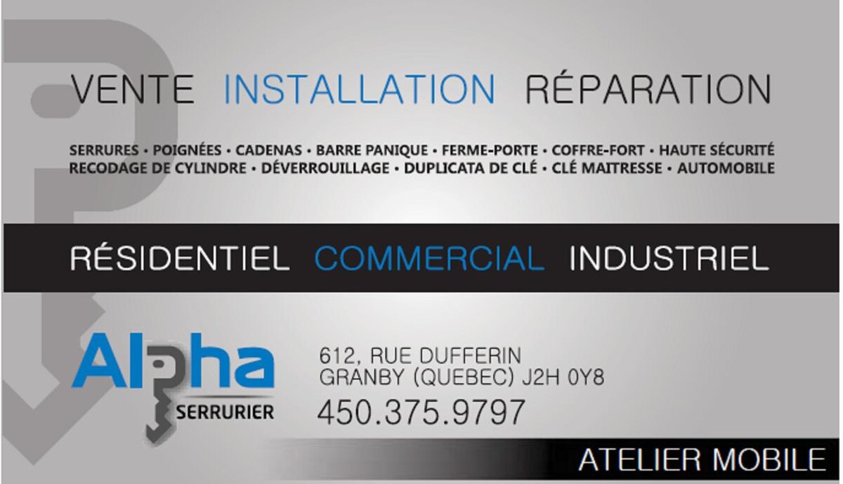 Images Alpha Serrurier Inc
