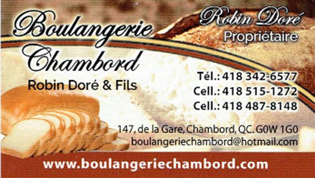 Images Boulangerie Chambord Robin Doré et Fils