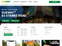 Website Screenshot Subway