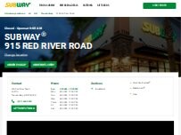 Website Screenshot Subway