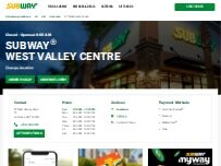 Website Screenshot Subway