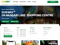 Website Screenshot Subway