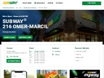 Website Screenshot Subway