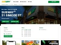 Website Screenshot Subway