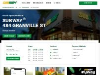 Website Screenshot Subway