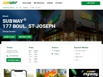 Website Screenshot Subway