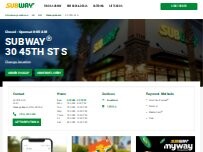 Website Screenshot Subway