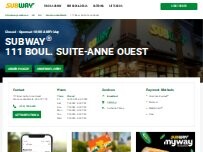 Website Screenshot Subway