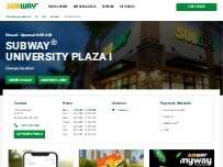 Website Screenshot Subway