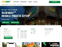 Website Screenshot Subway