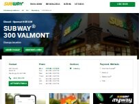 Website Screenshot Subway