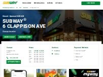 Website Screenshot Subway