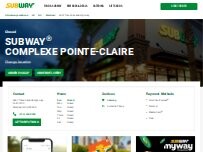 Website Screenshot Subway