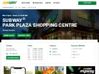 Website Screenshot Subway