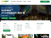 Website Screenshot Subway