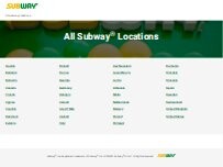 Website Screenshot Subway