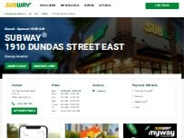 Website Screenshot Subway