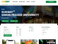Website Screenshot Subway