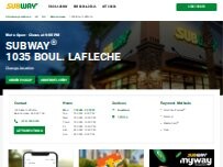 Website Screenshot Subway