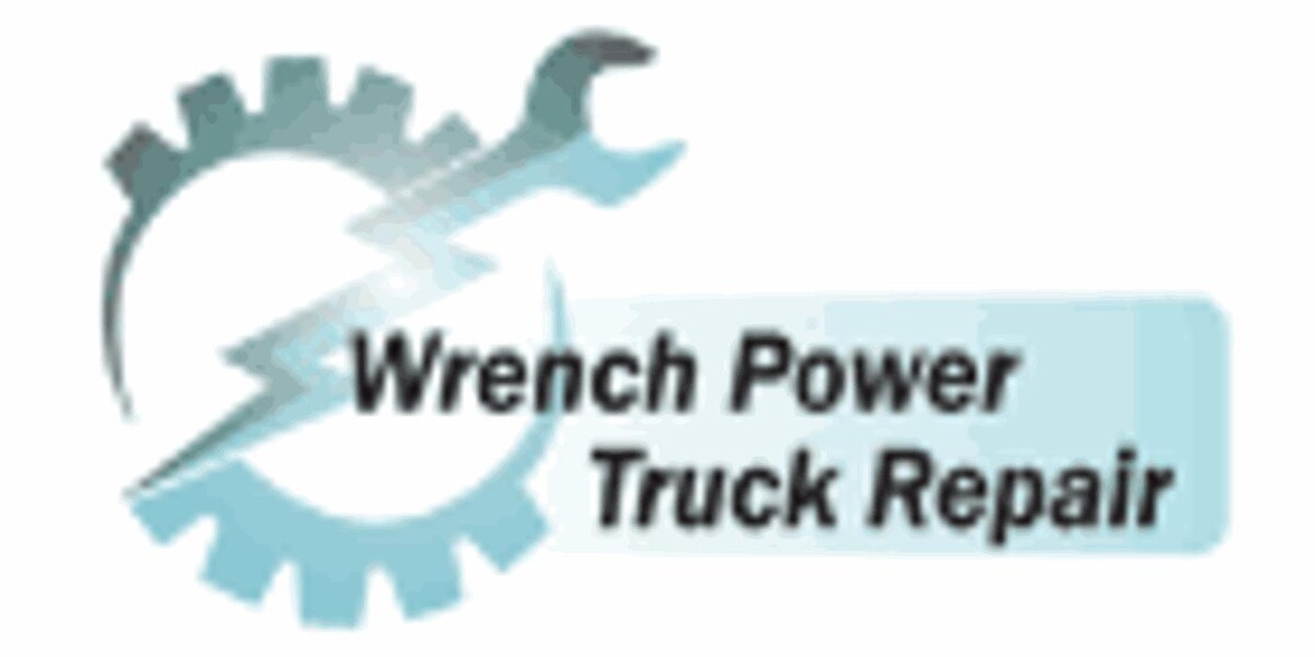 Wrench Power Truck Repair Logo