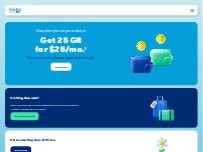 Website Screenshot Lucky Mobile