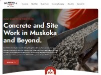 Website Screenshot Barnhill Contracting Inc