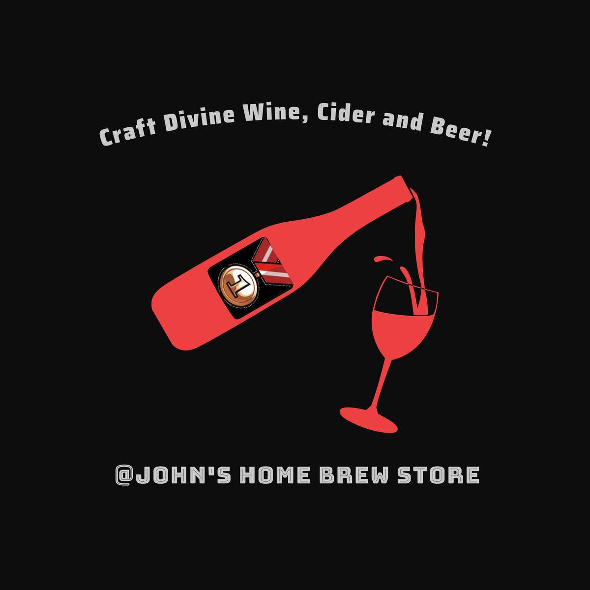 John's Home Brew Store Logo
