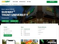 Website Screenshot Subway