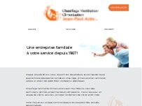 Website Screenshot Chauffage Ventilation Jean-Paul Arès Inc