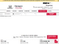 Website Screenshot Deragon Honda