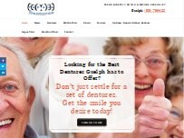 Website Screenshot Parada Dentures