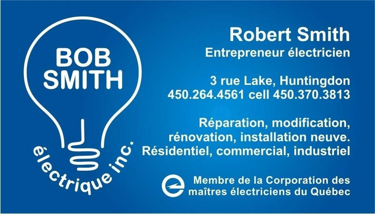 Images Bob Smith Électrique Inc
