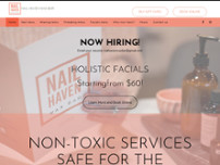 Nail Haven Wax Bar website screenshot