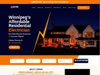 Website Screenshot Expert Electric Winnipeg