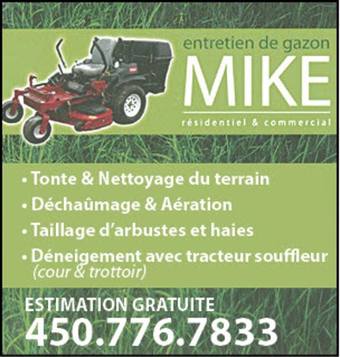 Images Entretien de Gazon Mike