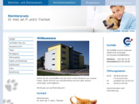 Tierarztpraxis Trachsel GmbH website screenshot