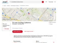 Website Screenshot Dr méd. Anchieri Catherine