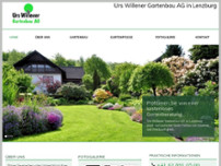 Willener Urs Gartenbau AG website screenshot