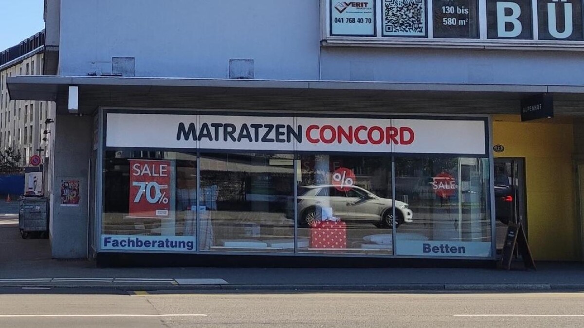 Bilder Matratzen Concord Filiale Luzern