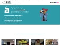 Website Screenshot Défi Montagne SA - mountain shop