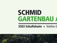 Website Screenshot Schmid Gartenbau AG