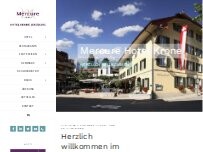 Website Screenshot Restaurant Krone