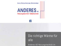 Anderes AG website screenshot