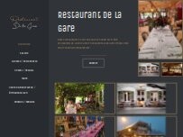 Website Screenshot Restaurant de la Gare