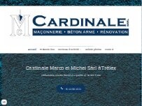 Website Screenshot Cardinale Marco et Michel Sàrl