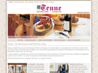 Hotel Restaurant Tenne website screenshot