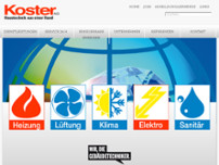 Koster AG website screenshot