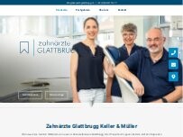 Website Screenshot Zahnärzte Glattbrugg Keller & Müller