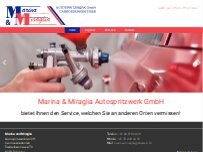 Website Screenshot Marina & Miraglia Autospritzwerk GmbH