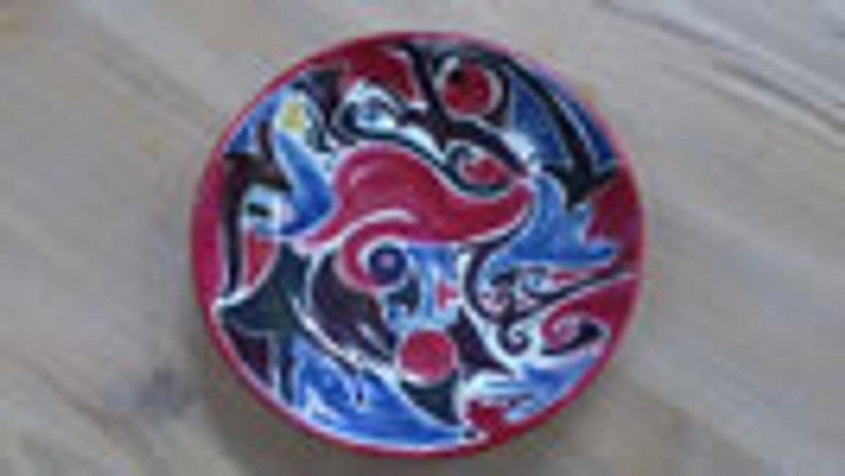 Bilder Pinselstrich Ceramic - Café